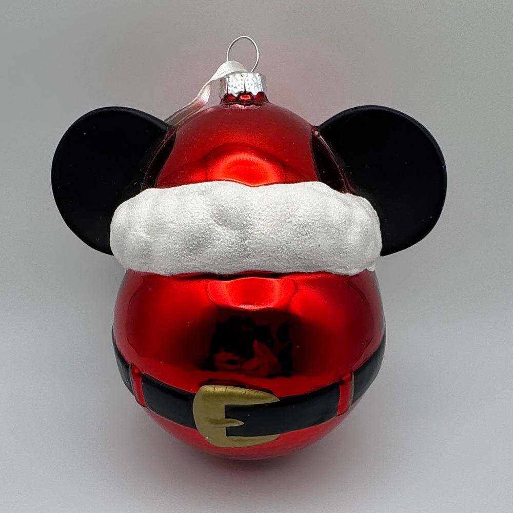 Disney Santa Mickey Mouse Glass Target Exclusive Christmas Ornament #11